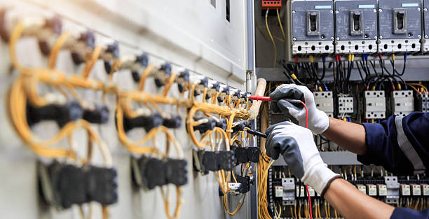 Professional Electrician technician working in Bellville, TX